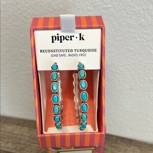 Piper K Reconstituted Hoop Earrings 🤍